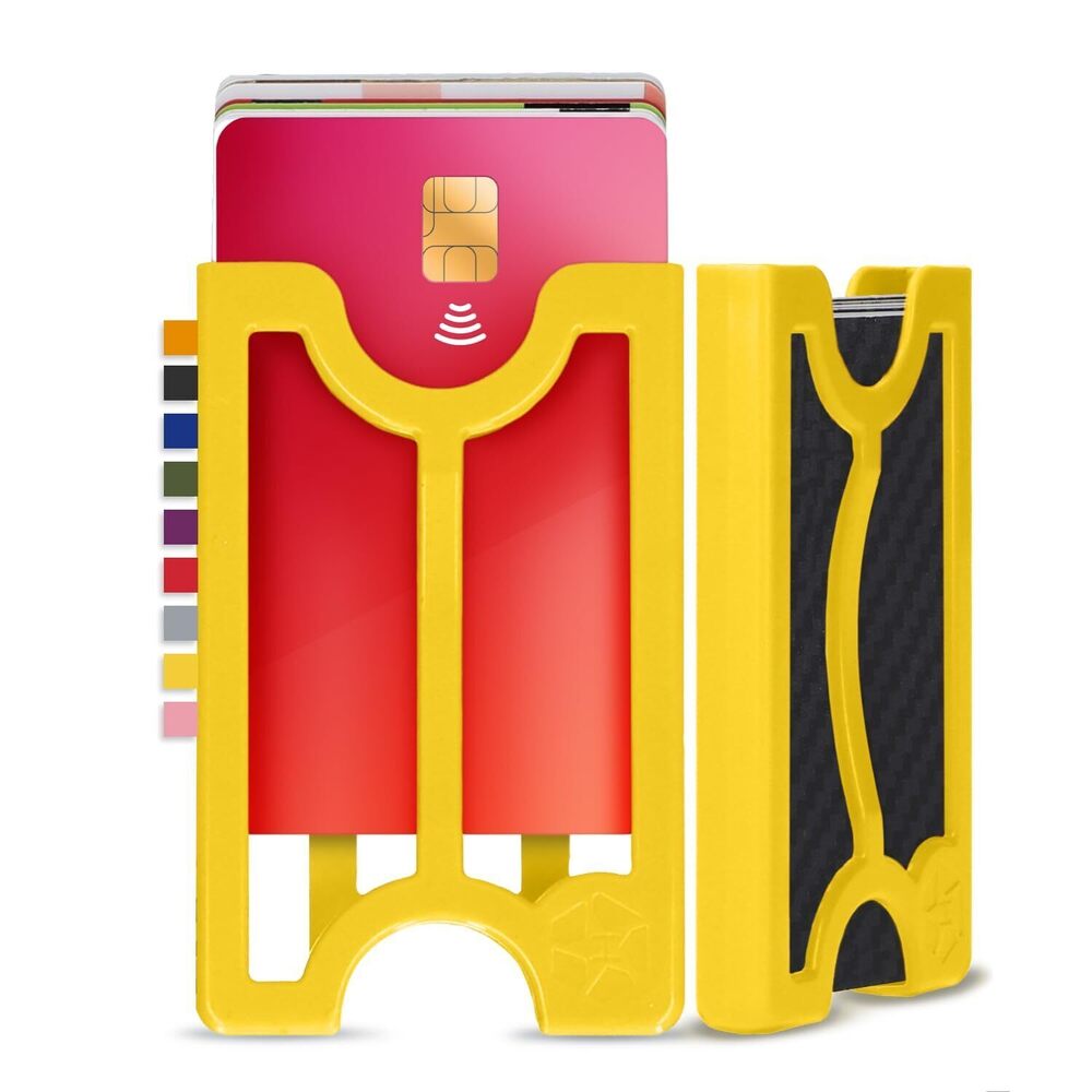 9471 Minimalist Wallet and - Argon 08 PS - Polished Smooth Line - Durable